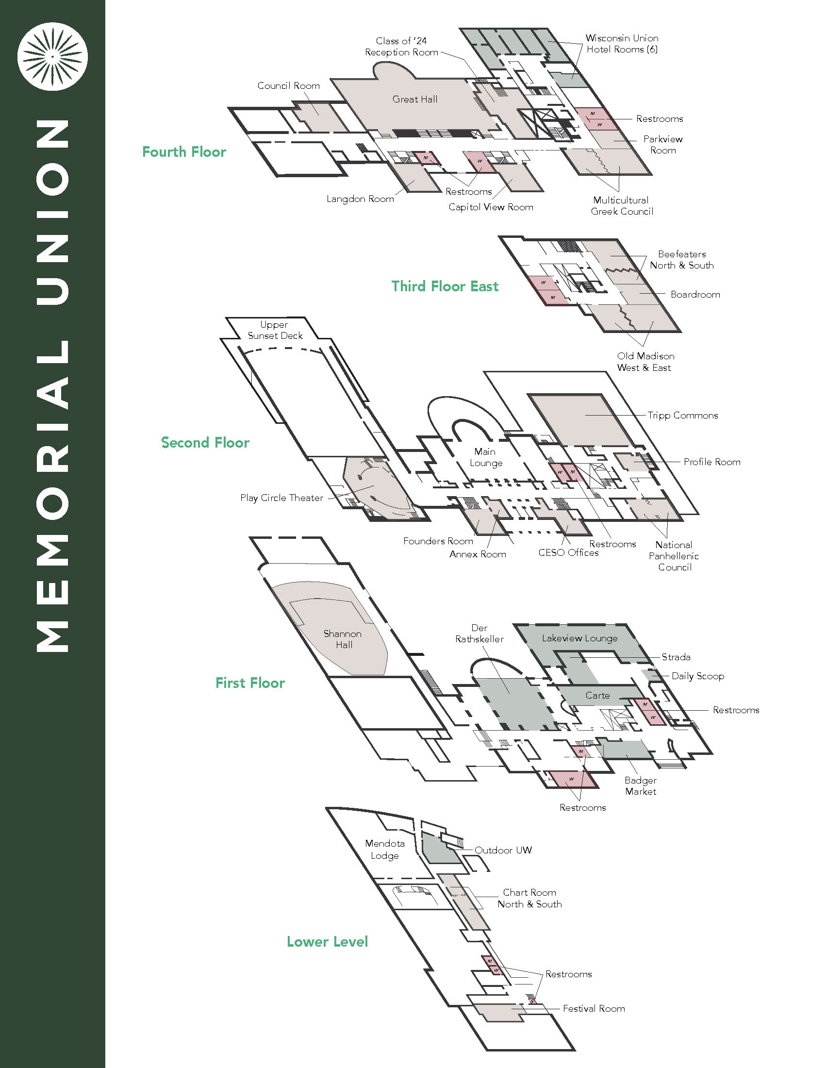 Map of Memorial Union